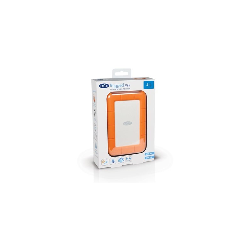 LaCie Rugged Mini externe HDD USB 3.0 2TB 2.5 Pollici